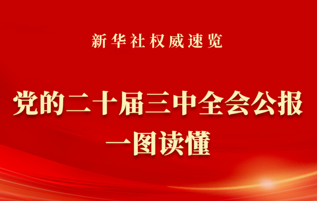 黨的二十屆三中(zhōng)全會公(gōng)報一圖讀懂